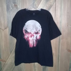 Black Graphic Tee The Devil's Punishment Punisher Tee Fury XLarge